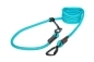 Preview: EASYLONG Hundeleine TWIST - L - 4m - blau mit grünen Stichen